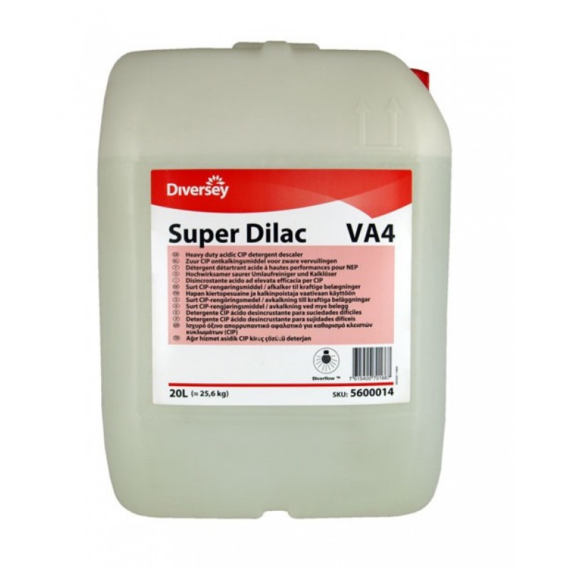 Detergent detartrant Super Dilac Diversey 25.6 kg Diversey
